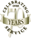 Over 70 Years of Service